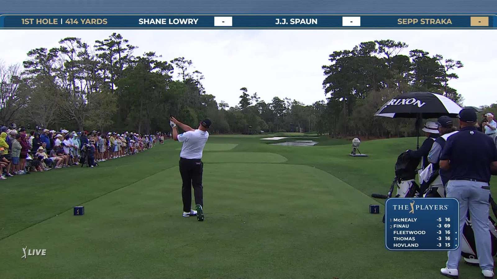 Sepp Straka | Round 1 | 1st hole | Shot 1 | 2026 THE PLAYERS