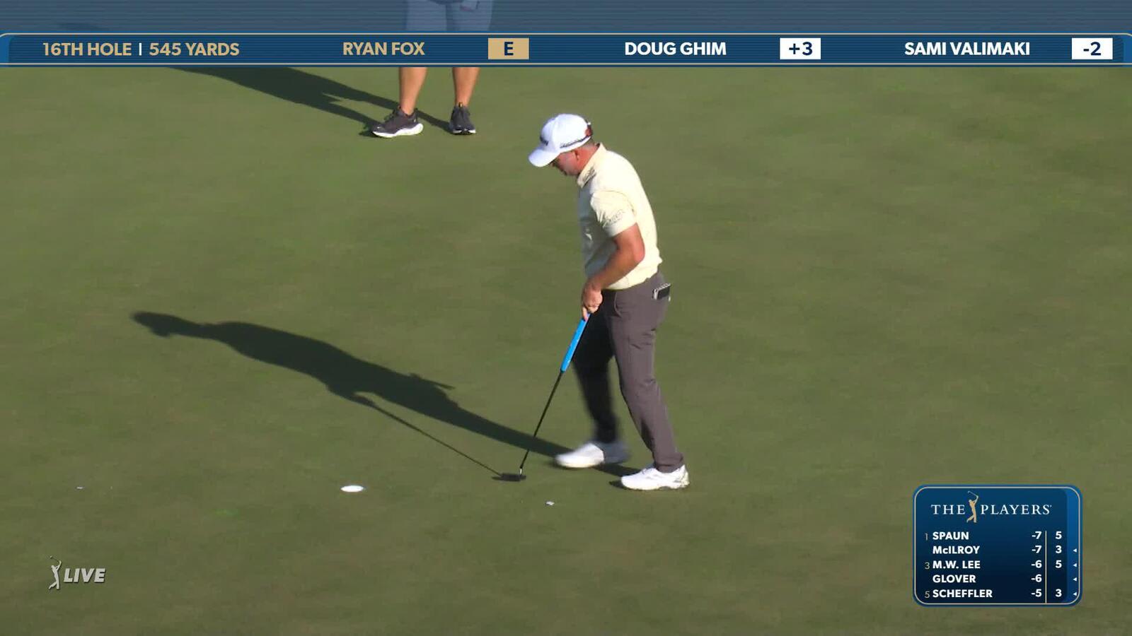 Ryan Fox | Round 2 | 16th hole | Shot 5 | 2025 THE PLAYERS