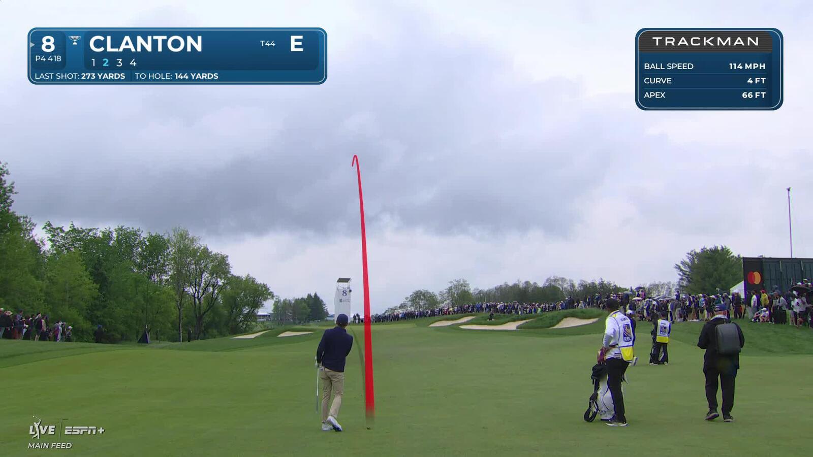 Luke Clanton | Round 1 | 8th hole | Shot 2 | 2025 RBC Canadian