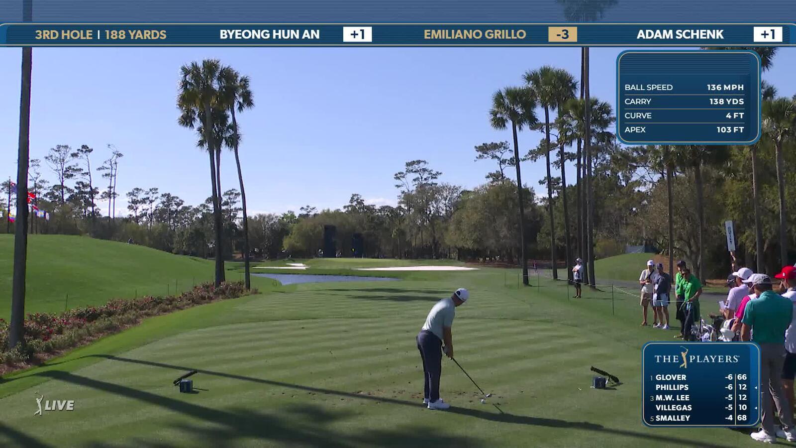 Emiliano Grillo | Round 1 | 3rd hole | Shot 1 | 2025 THE PLAYERS