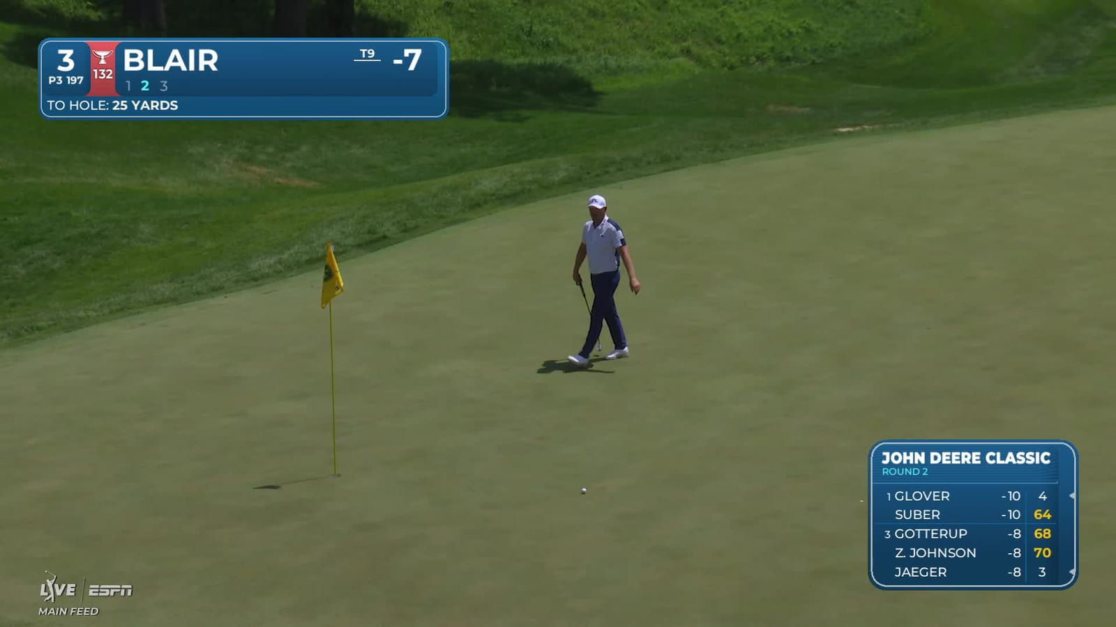 Zac Blair | Round 2 | 3rd hole | Shot 2 | 2026 John Deere