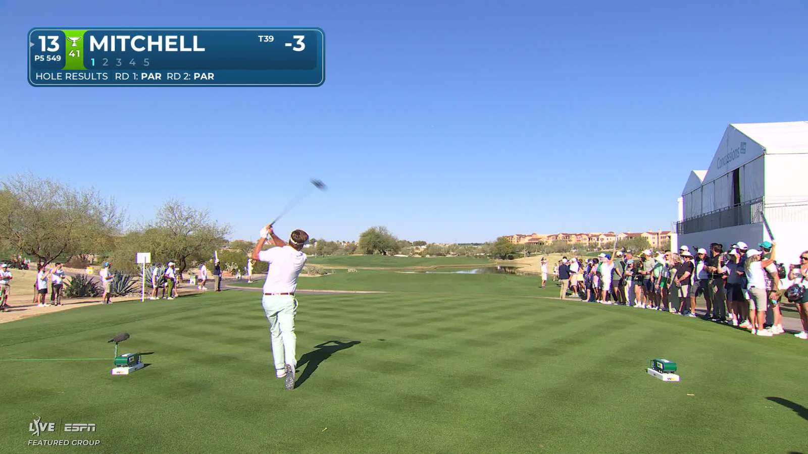 Keith Mitchell | Round 3 | 13th hole | Shot 1 | 2026 WM Phoenix Open