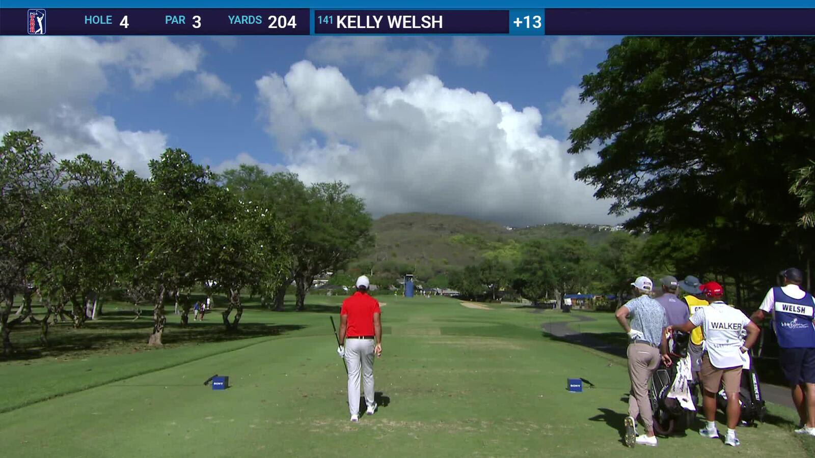 Kelly Welsh | Round 2 | 4th hole | Shot 1 | 2025 Sony Open