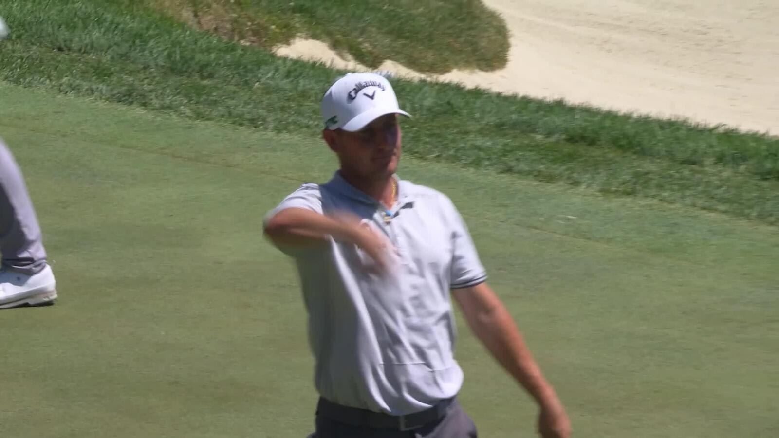 Emiliano Grillo | Round 1 | 16th hole | Shot 3 | 2025 John Deere