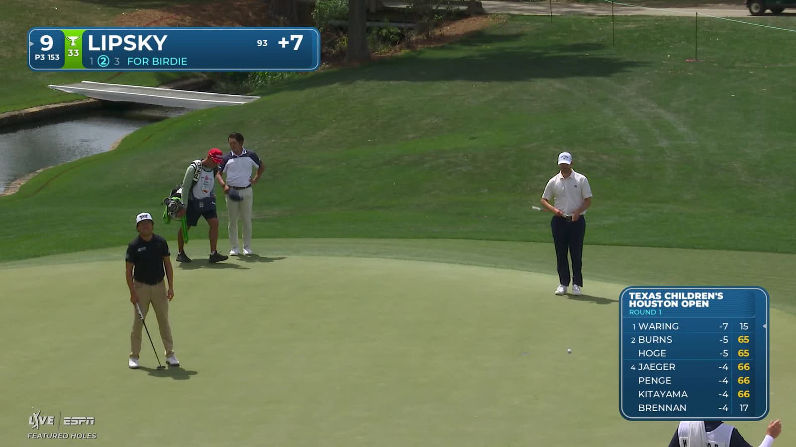 David Lipsky | Round 1 | 9th hole | Shot 3 | 2026 Texas Children's