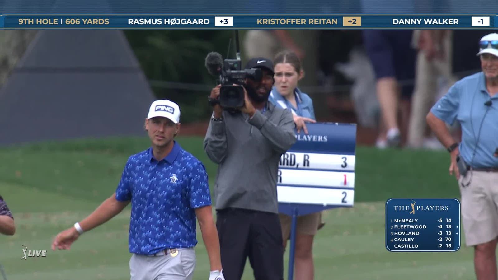 Kristoffer Reitan | Round 1 | 9th hole | Shot 2 | 2026 THE PLAYERS