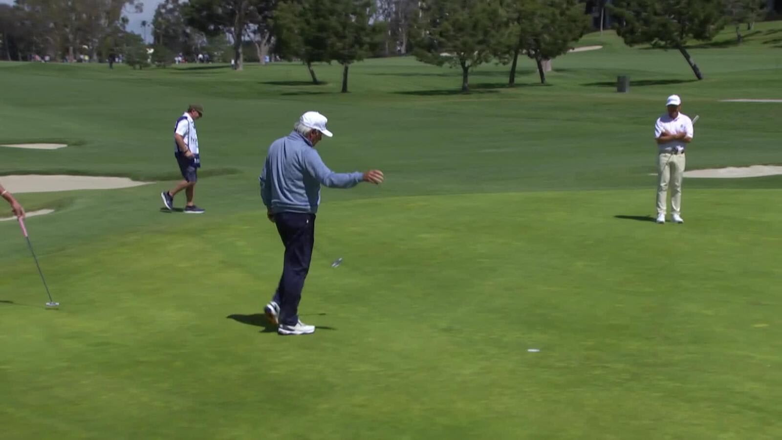 Fred Couples | Round 2 | 5th hole | Shot 3 | 2025 Hoag Classic