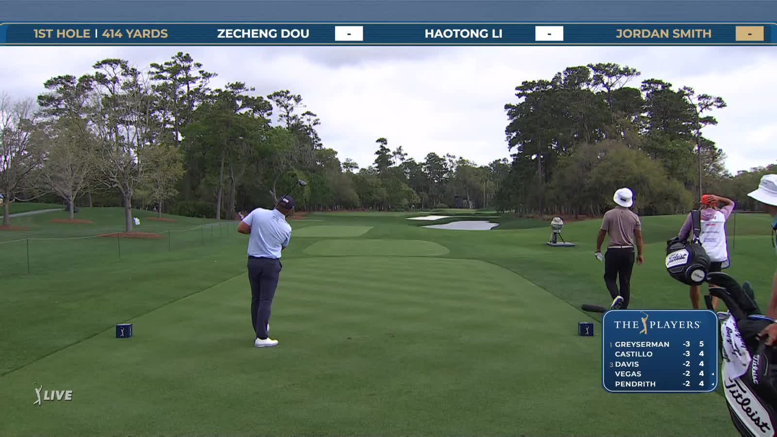 Jordan Smith | Round 1 | 1st hole | Shot 1 | 2026 THE PLAYERS