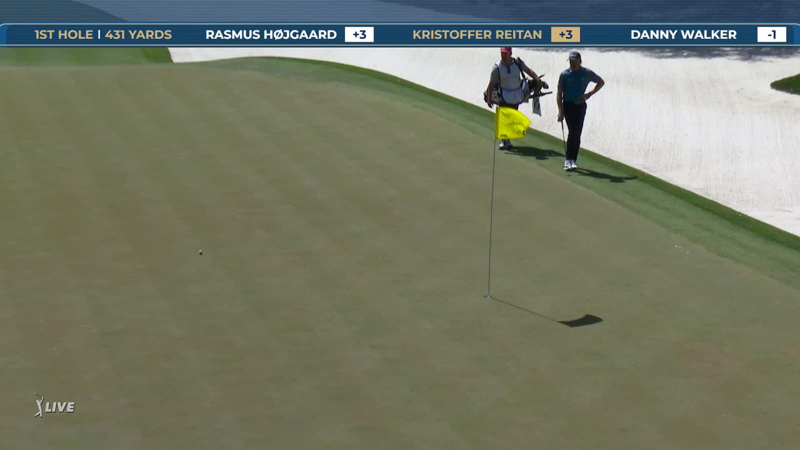 Kristoffer Reitan | Round 2 | 1st hole | Shot 3 | 2026 THE PLAYERS