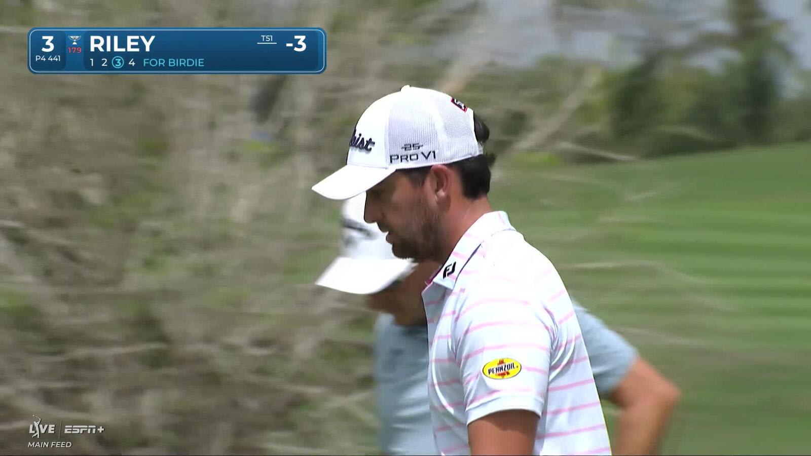 Davis Riley | Round 2 | 3rd hole | Shot 4 | 2025 Mexico Open