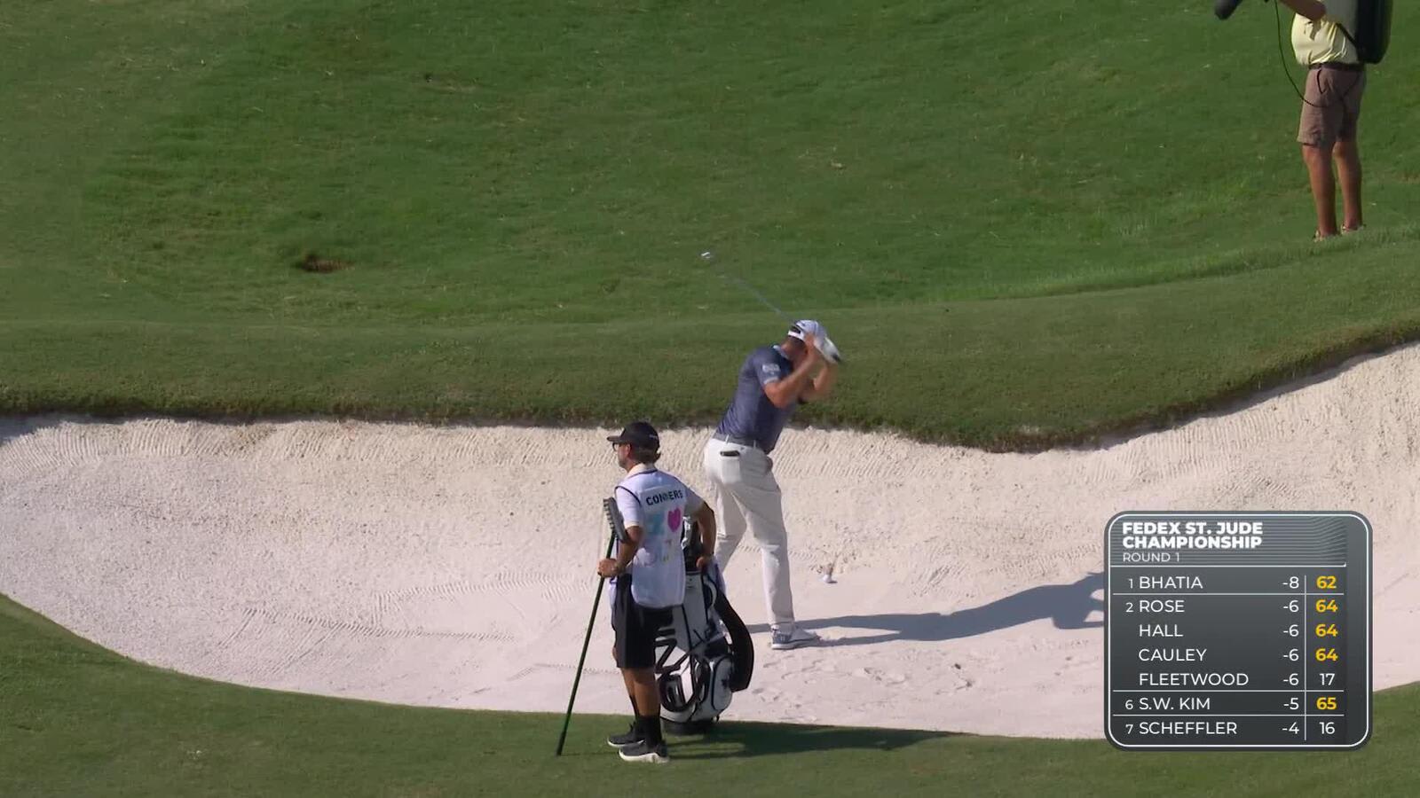 Corey Conners | Round 1 | 18th hole | Shot 3 | 2025 FedEx St. Jude