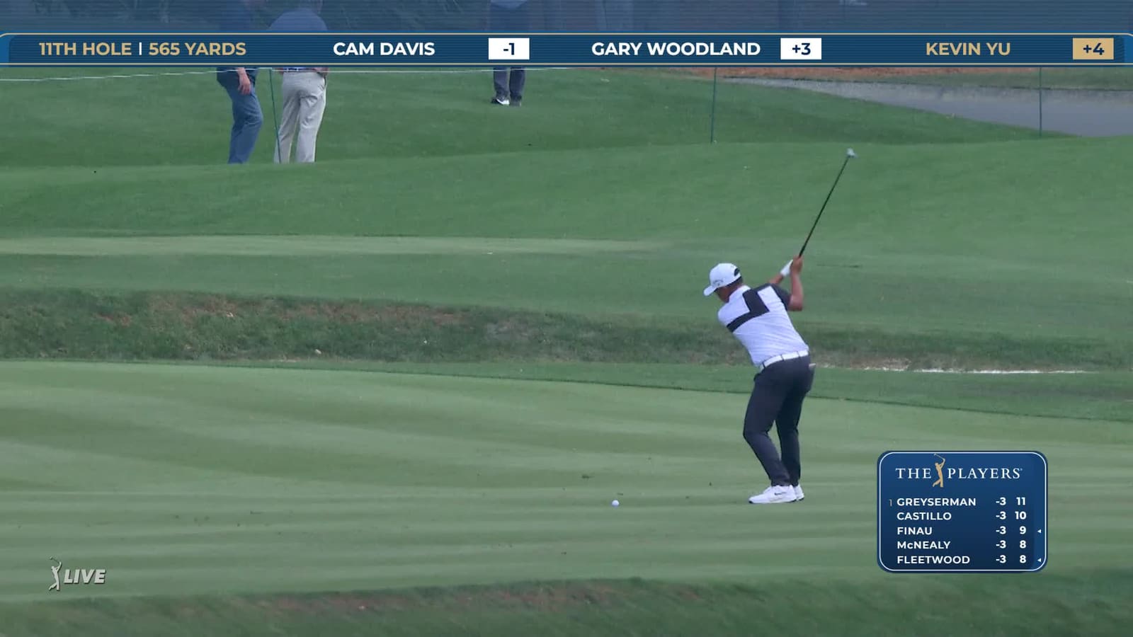 Kevin Yu | Round 1 | 11th hole | Shot 2 | 2026 THE PLAYERS