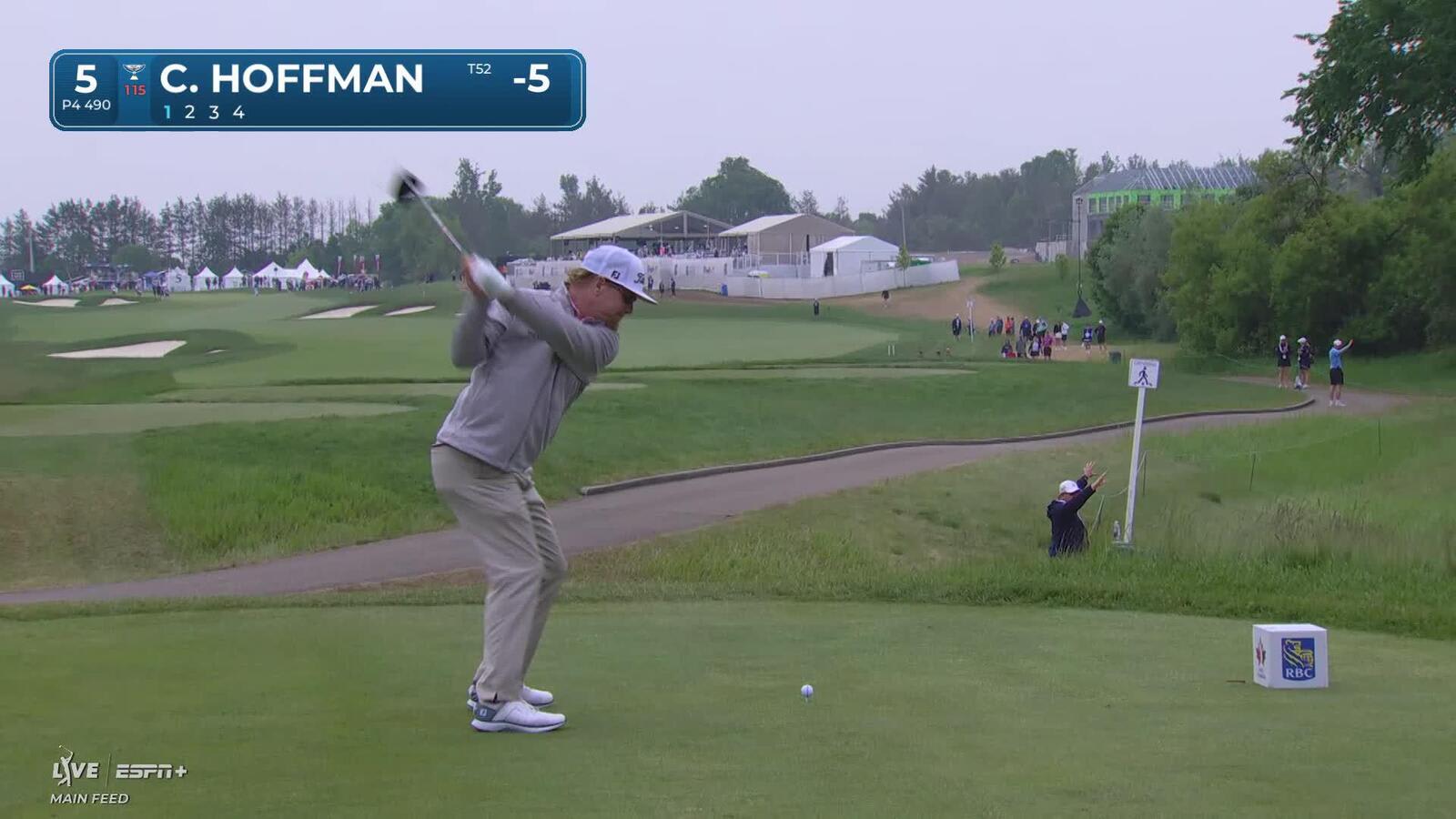 Charley Hoffman | Round 4 | 5th hole | Shot 1 | 2025 RBC Canadian