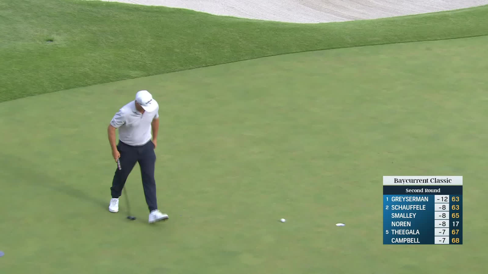 Alex Noren | Round 2 | 18th hole | Shot 4 | 2025 Baycurrent
