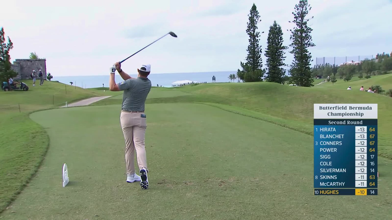 Mackenzie Hughes | Round 2 | 15th hole | Shot 1 | 2026 Butterfield Bermuda