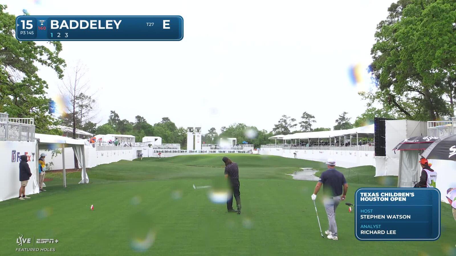 Aaron Baddeley | Round 1 | 15th hole | Shot 1 | 2025 Houston Open