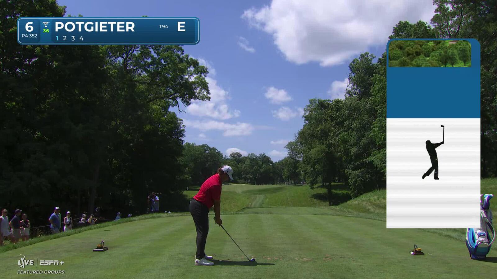 Aldrich Potgieter | Round 1 | 6th hole | Shot 1 | 2025 John Deere