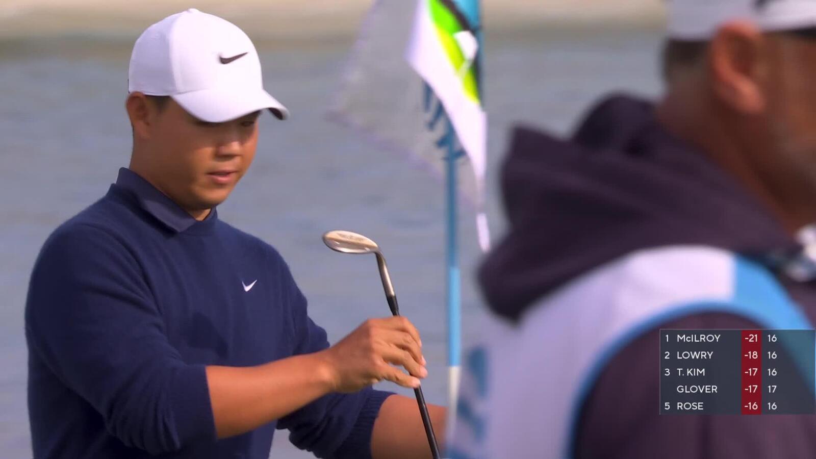 Tom Kim | Round 4 | 17th hole | Shot 2 | 2025 AT&T Pebble Beach