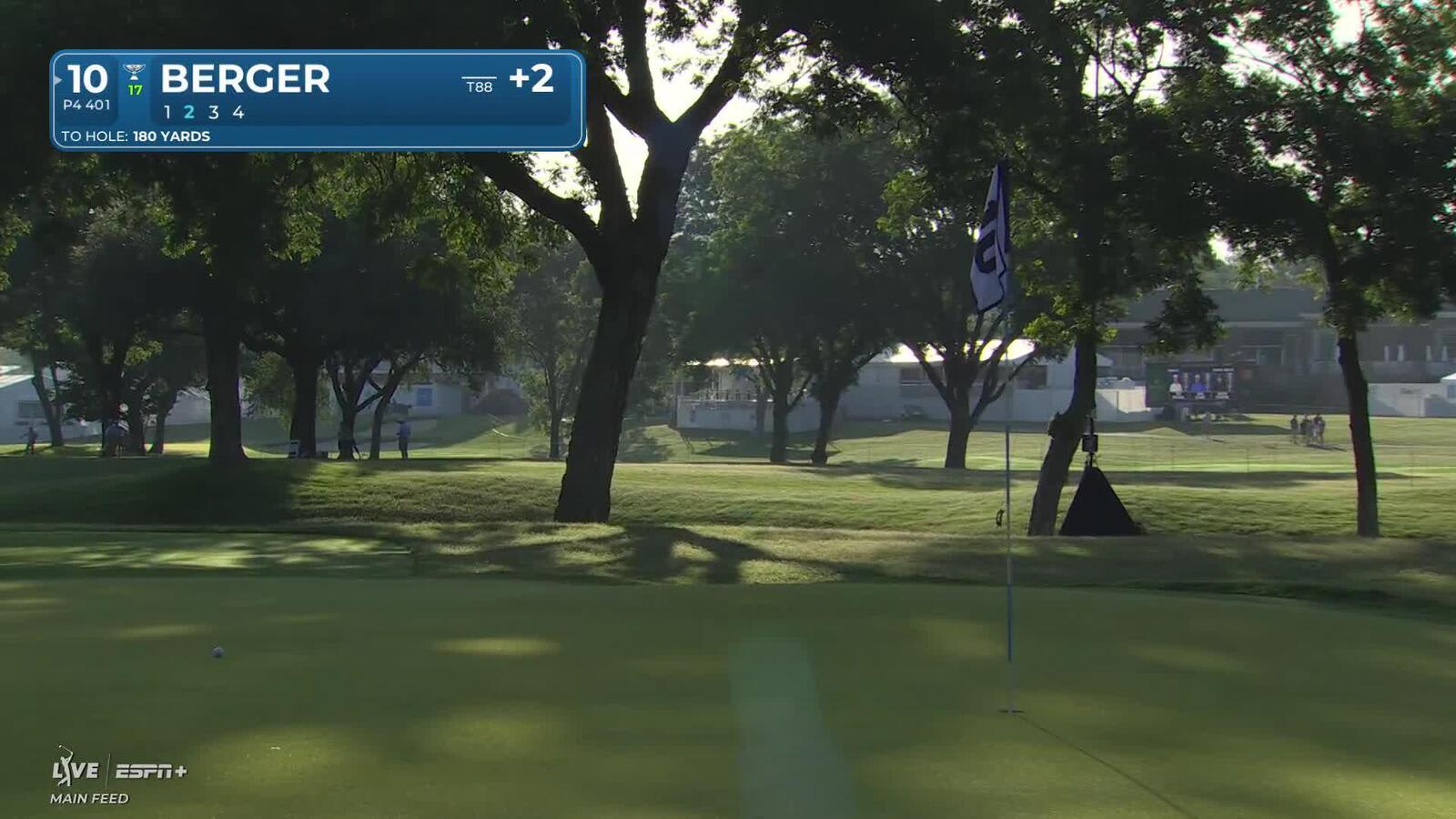 Daniel Berger | Round 2 | 10th hole | Shot 2 | 2025 Charles Schwab