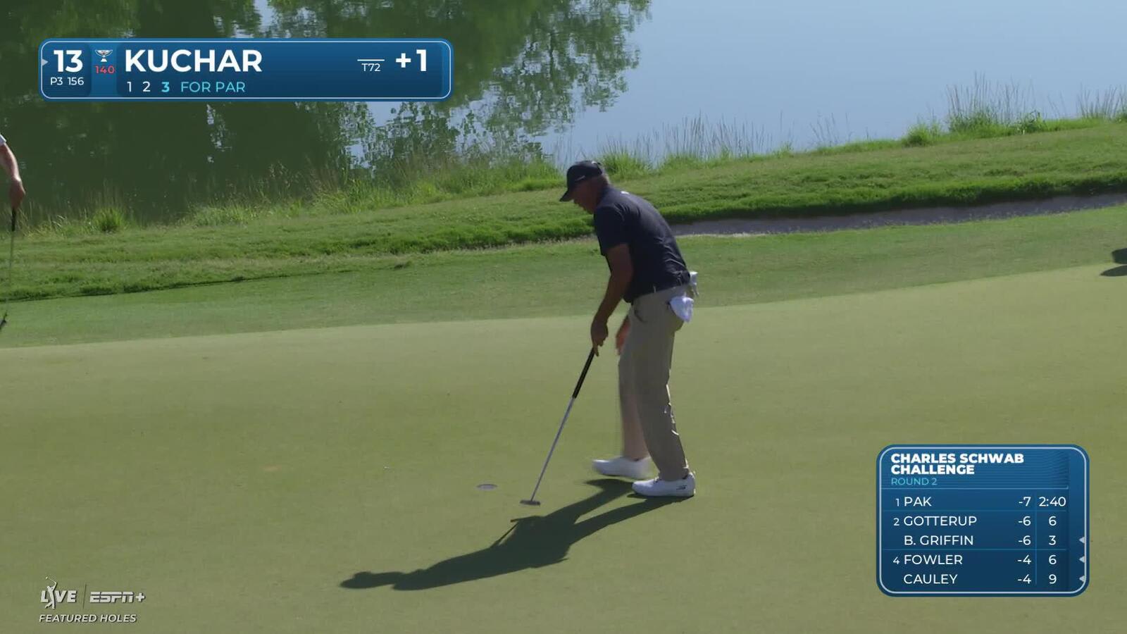 Matt Kuchar | Round 2 | 13th hole | Shot 3 | 2025 Charles Schwab