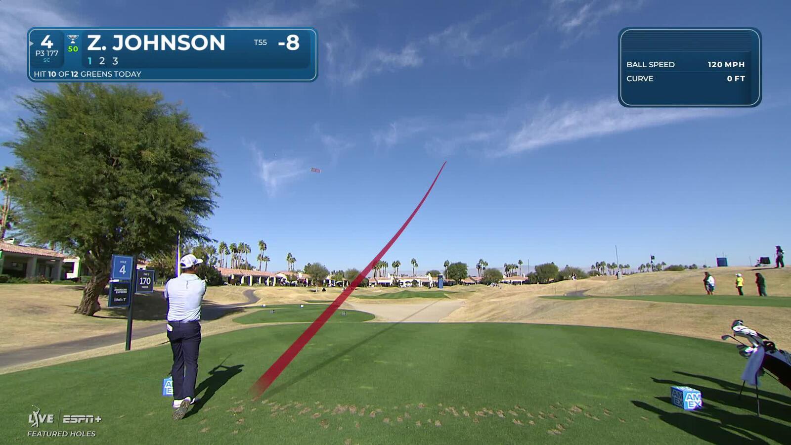 Zach Johnson | Round 3 | 4th hole | Shot 1 | 2025 The American Express