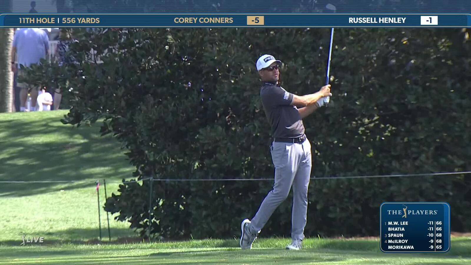 Corey Conners | Round 3 | 11th hole | Shot 2 | 2025 THE PLAYERS