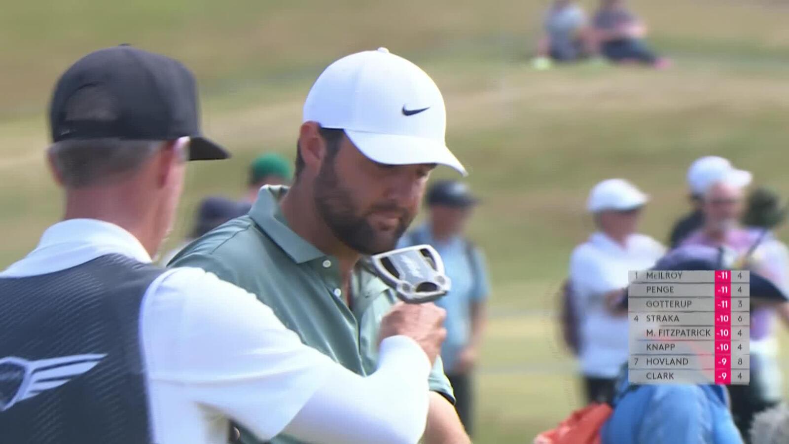 Scottie Scheffler | Round 4 | 8th hole | Shot 2 | 2025 Genesis Scottish Open