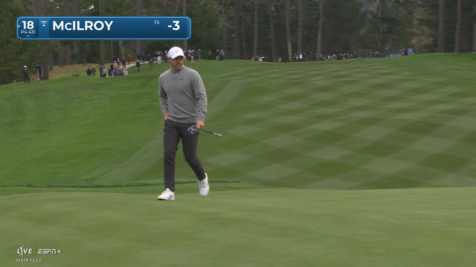 Rory McIlroy | Round 1 | 18th hole | Shot 3 | 2025 AT&T Pebble Beach