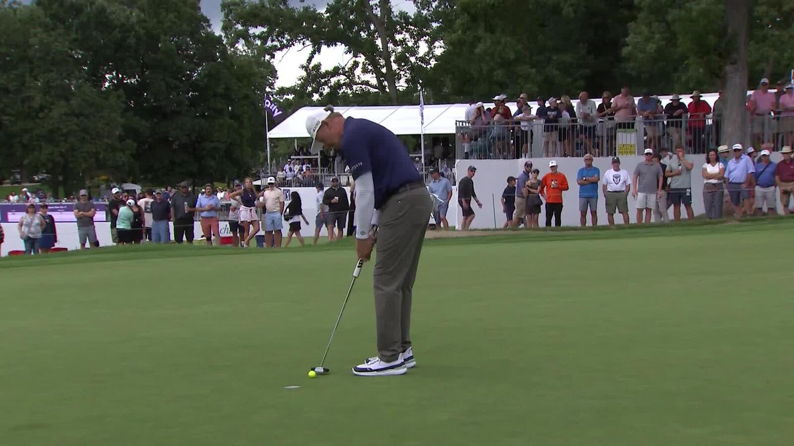 Ernie Els | Round 3 | 8th hole | Shot 3 | 2025 Ally Challenge