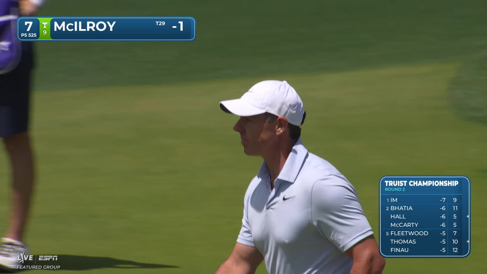 Rory McIlroy | Round 2 | 7th hole | Shot 3 | 2026 Truist Championship