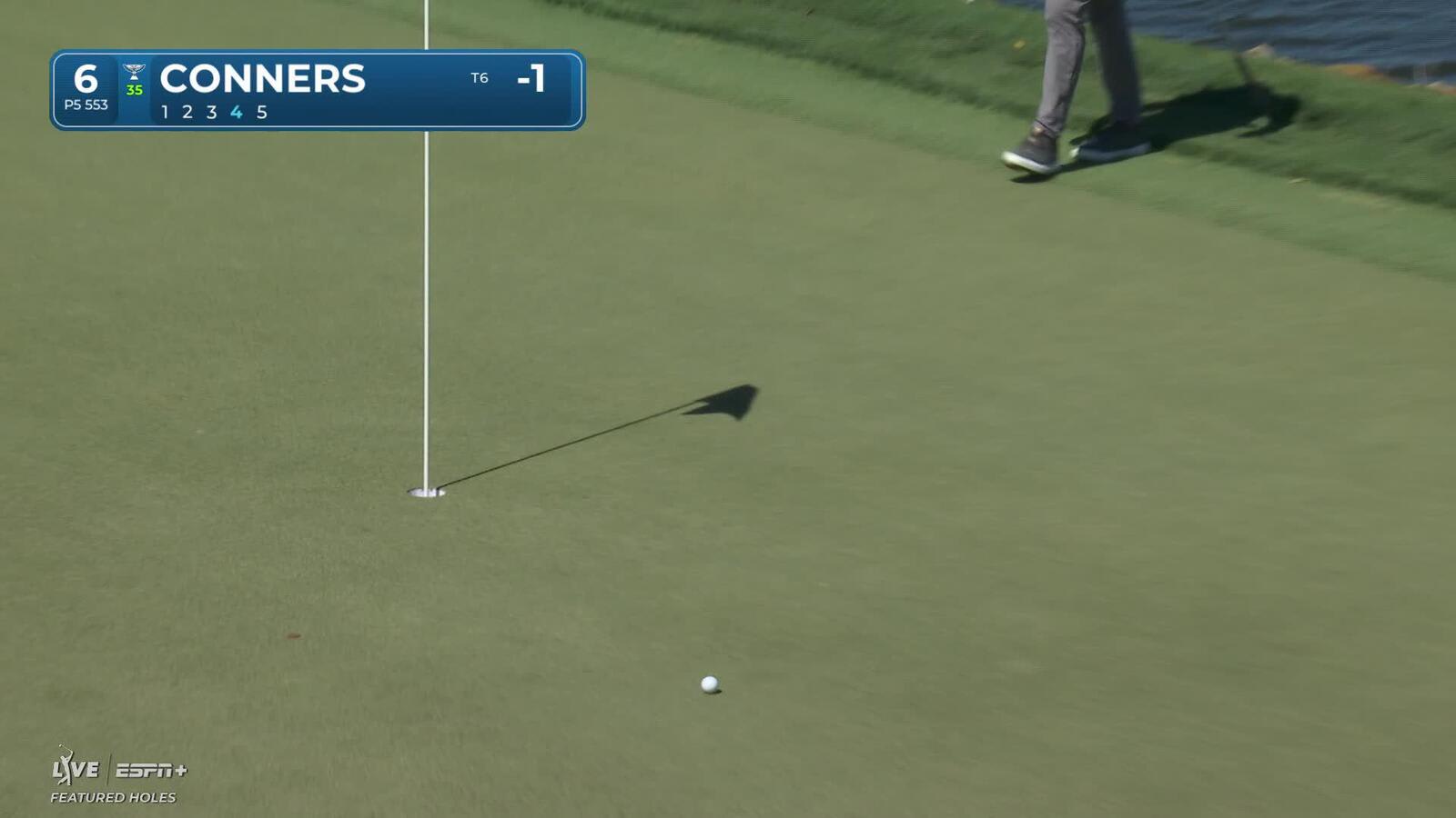 Corey Conners | Round 1 | 6th hole | Shot 4 | 2025 Arnold Palmer