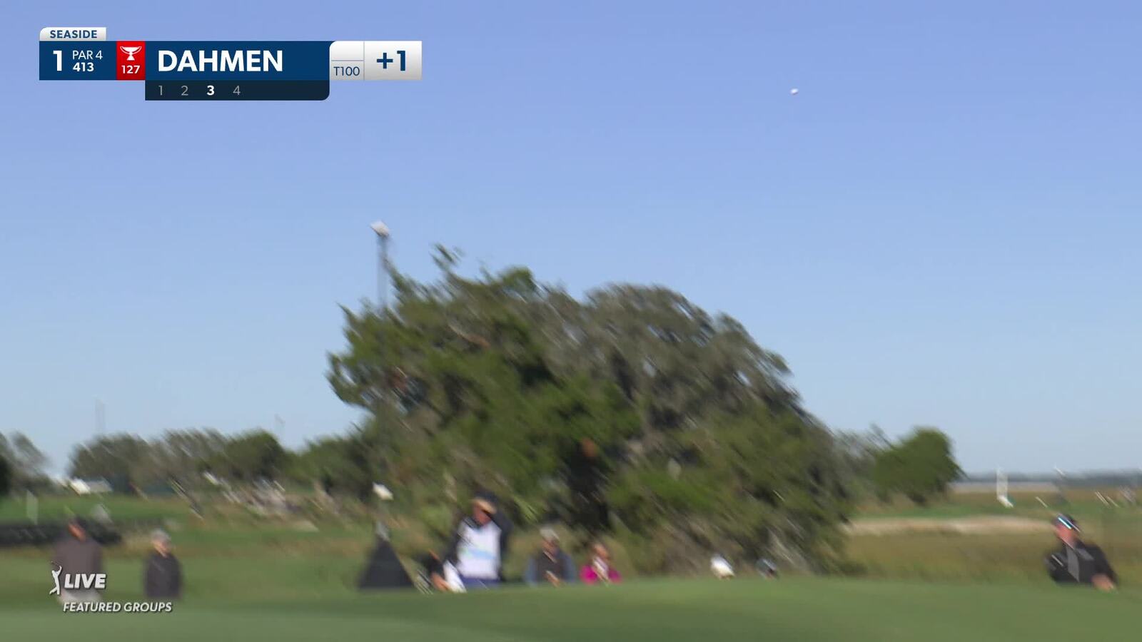 Joel Dahmen | Round 2 | 1st hole | Shot 3 | 2024 The RSM Classic