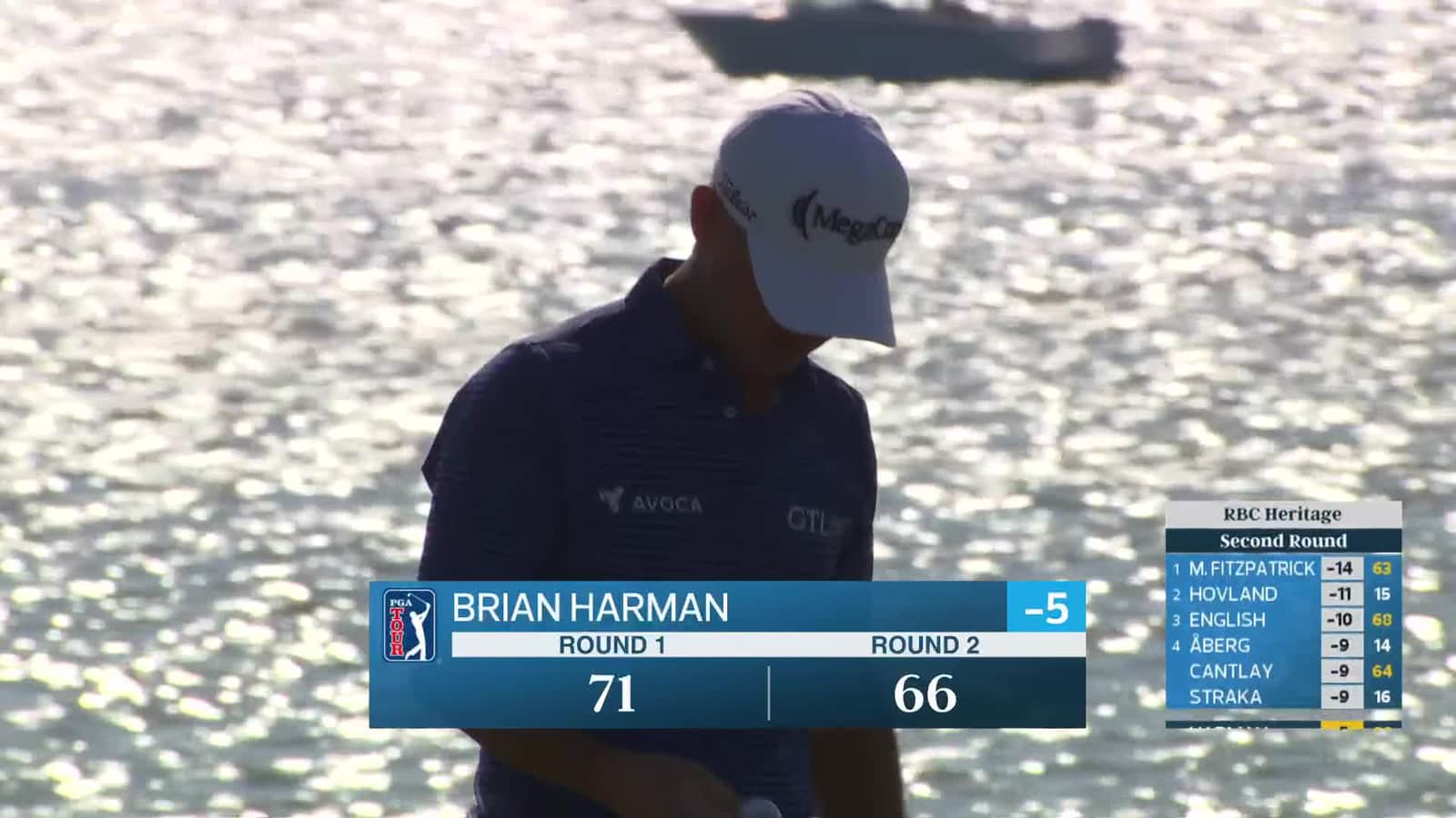 Brian Harman | Round 2 | 18th hole | Shot 4 | 2026 RBC Heritage