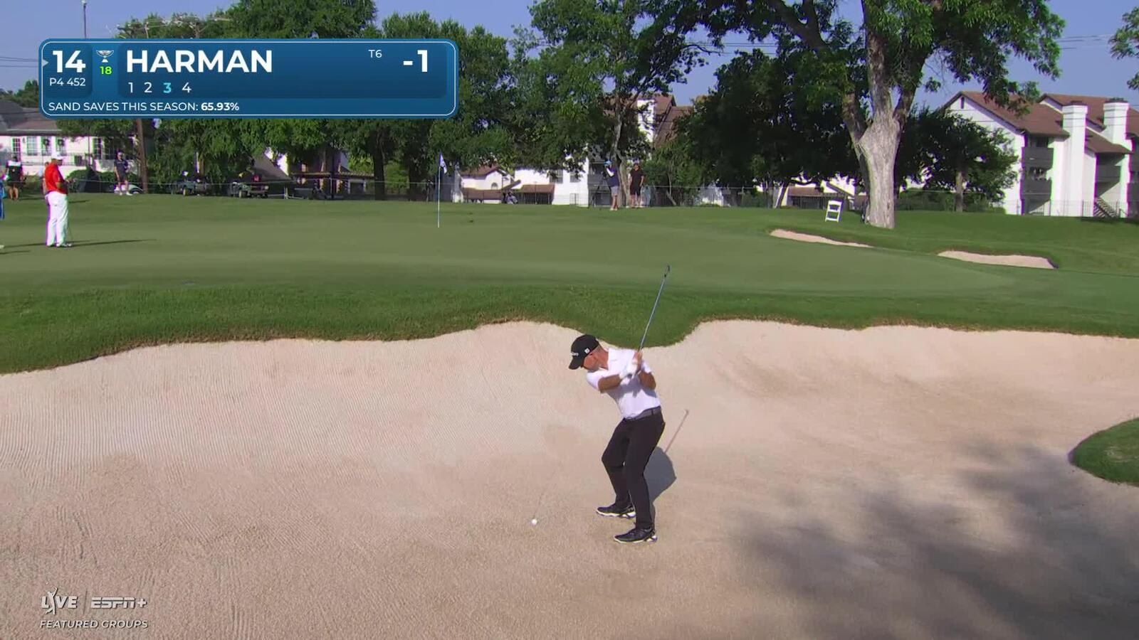 Brian Harman | Round 1 | 14th hole | Shot 3 | 2025 Charles Schwab