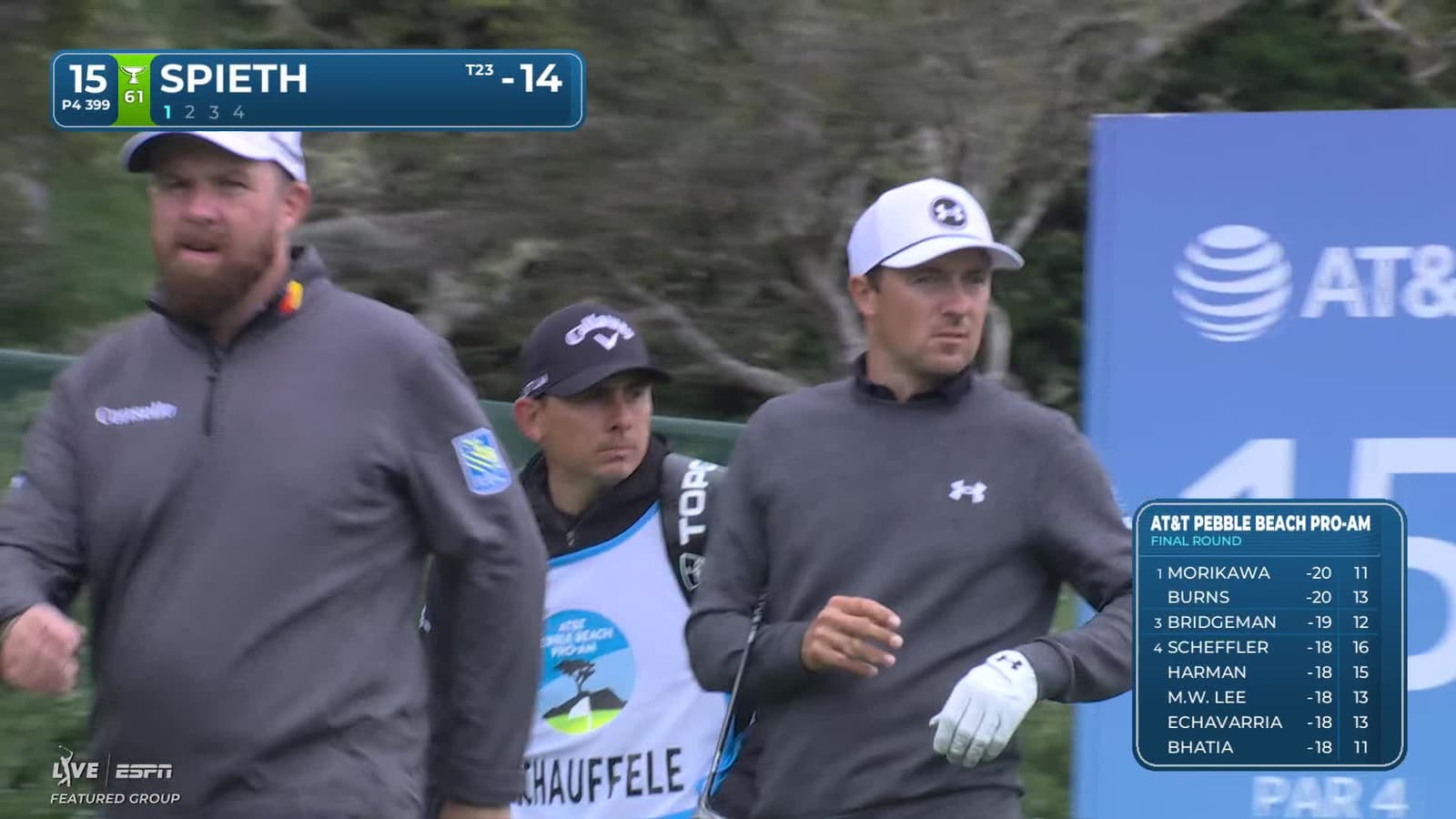 Jordan Spieth | Round 4 | 15th hole | Shot 1 | 2026 AT&T Pebble Beach