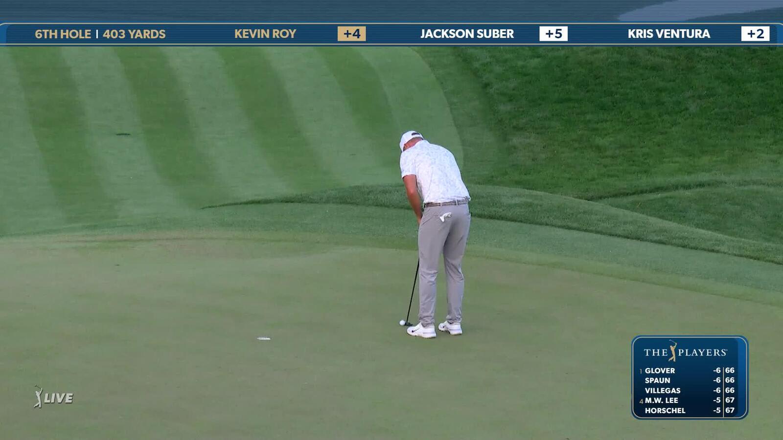 Kevin Roy | Round 1 | 6th hole | Shot 4 | 2025 THE PLAYERS