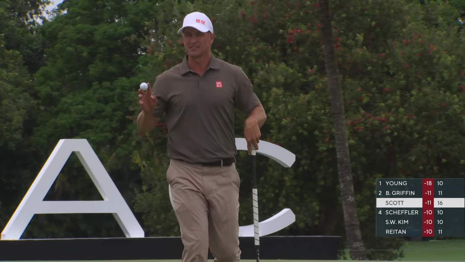 Adam Scott | Round 4 | 16th hole | Shot 3 | 2026 Cadillac