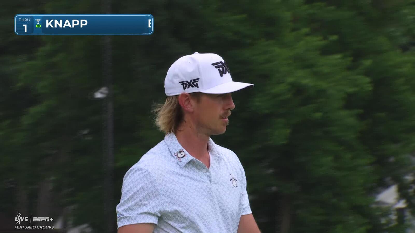 Jake Knapp | Round 1 | 1st hole | Shot 4 | 2025 Rocket Classic