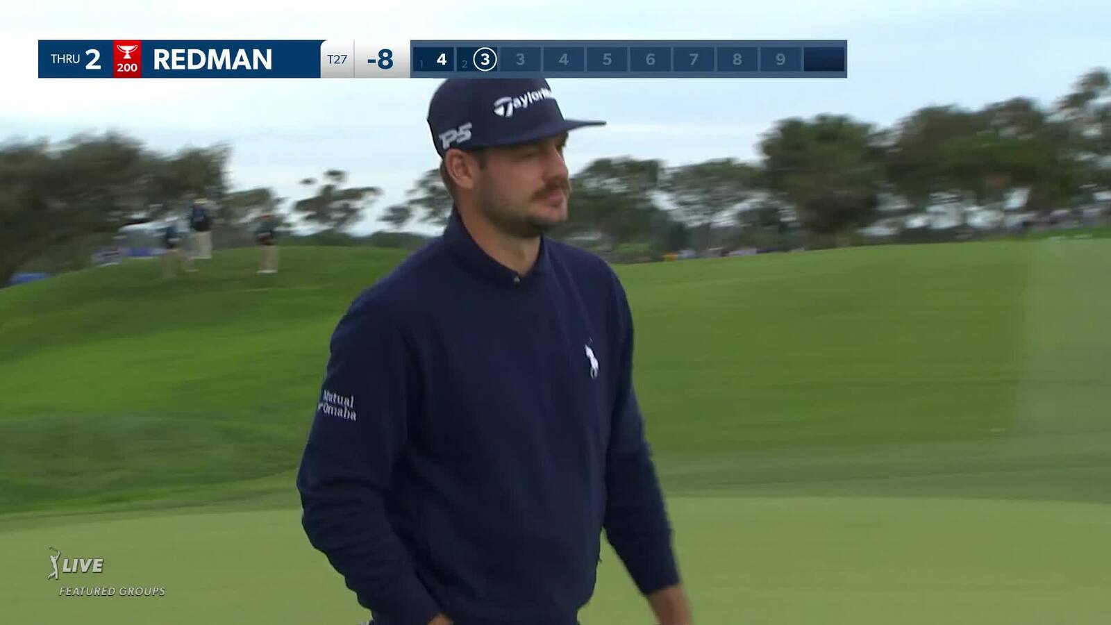 Doc Redman | 2022 Farmers | Round 4 | 2nd hole | Shot 3