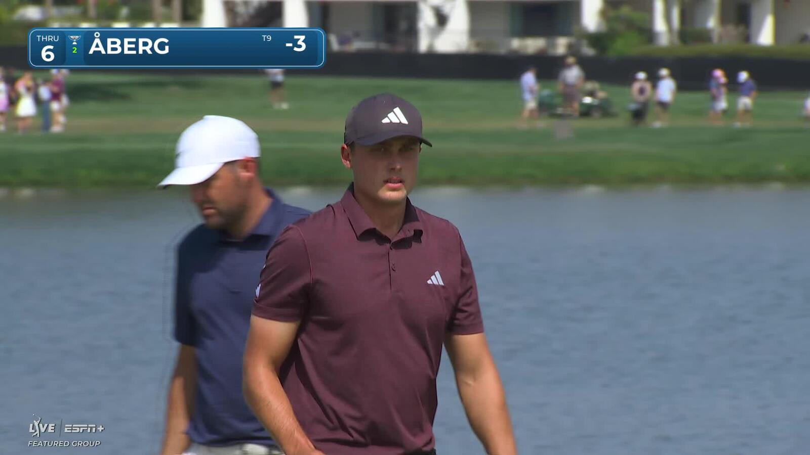 Ludvig Åberg | Round 3 | 6th hole | Shot 5 | 2025 Arnold Palmer Invitational