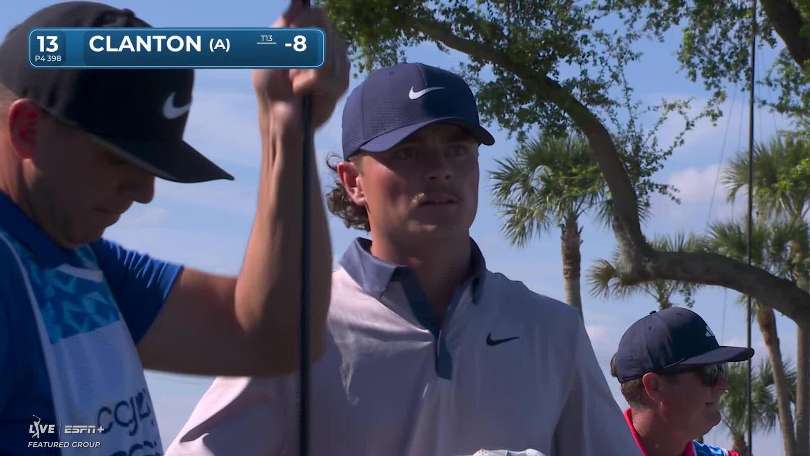 Luke Clanton | Round 2 | 13th hole | Shot 1 | 2025 Cognizant Classic