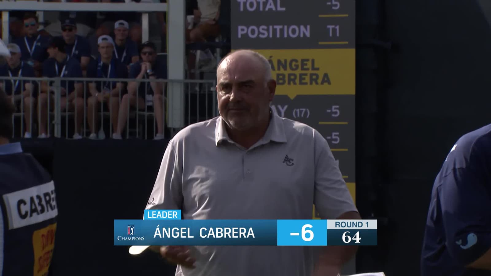 Ángel Cabrera | Round 1 | 18th hole | Shot 3 | 2025 Sanford Int