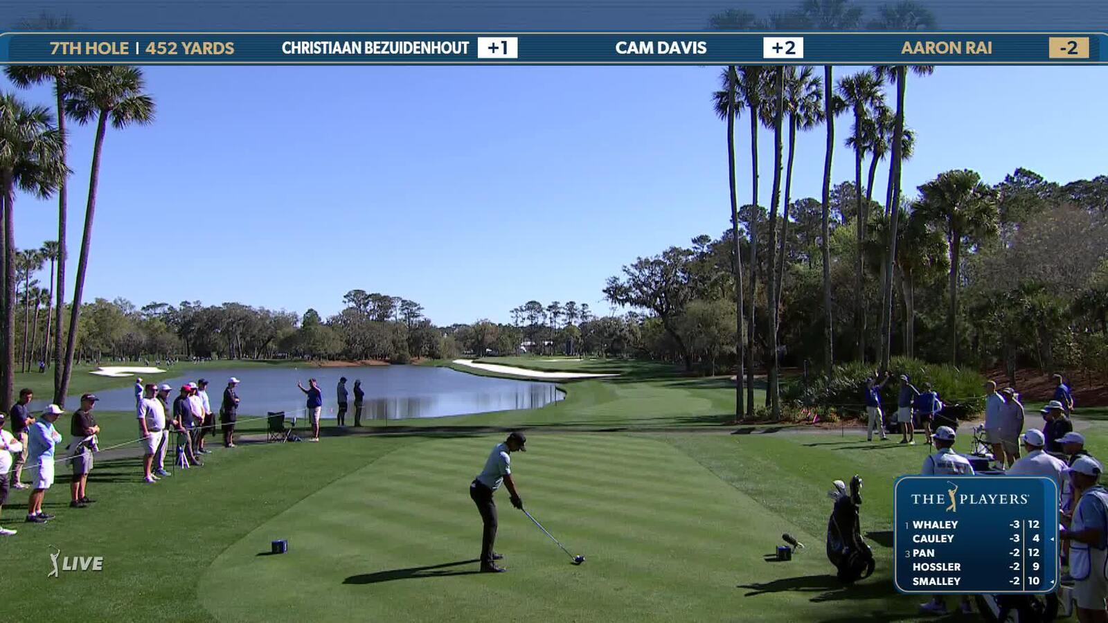 Aaron Rai | Round 1 | 7th hole | Shot 1 | 2025 THE PLAYERS