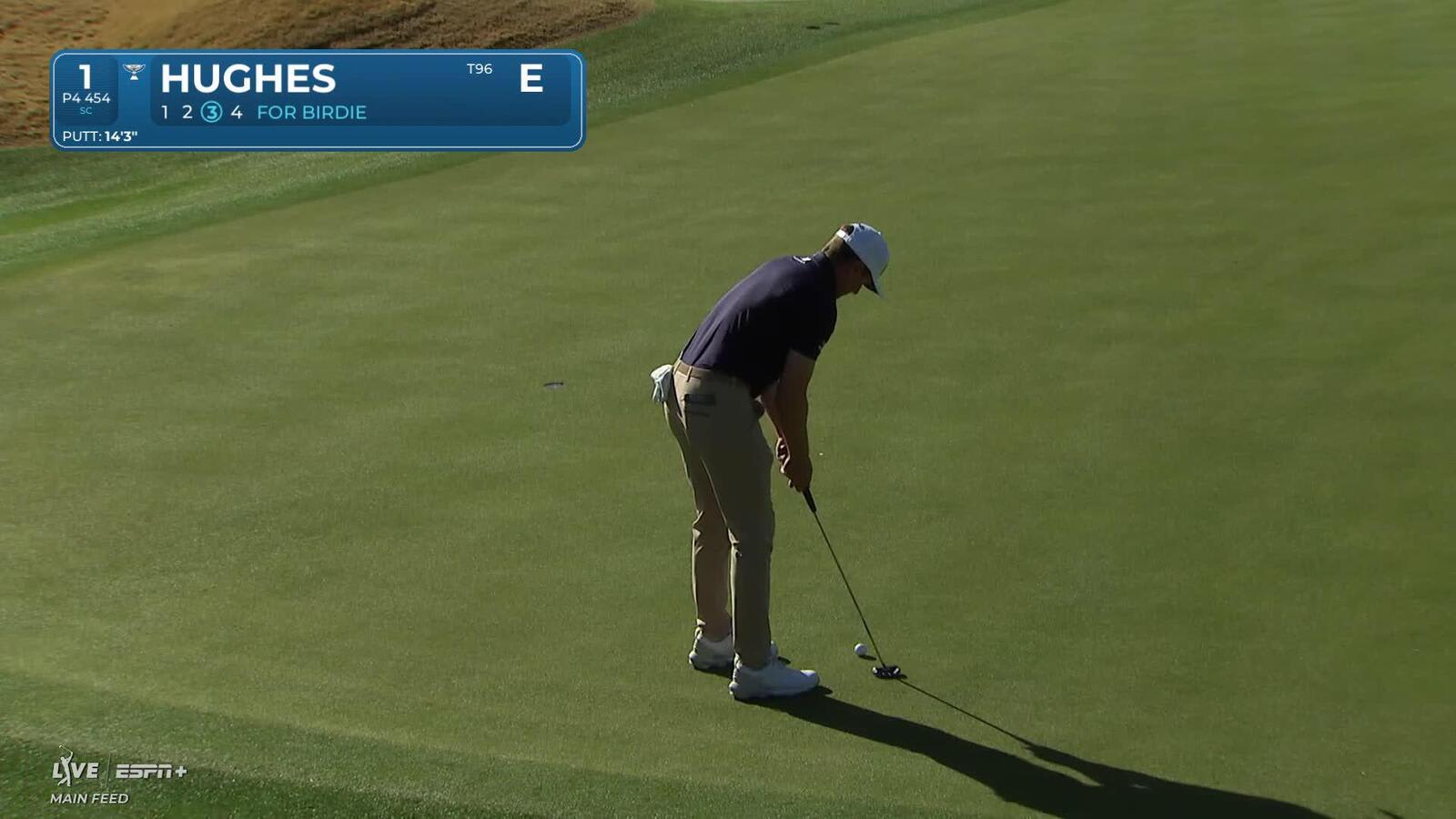 Mackenzie Hughes | Round 1 | 1st hole | Shot 4 | 2025 The American Express