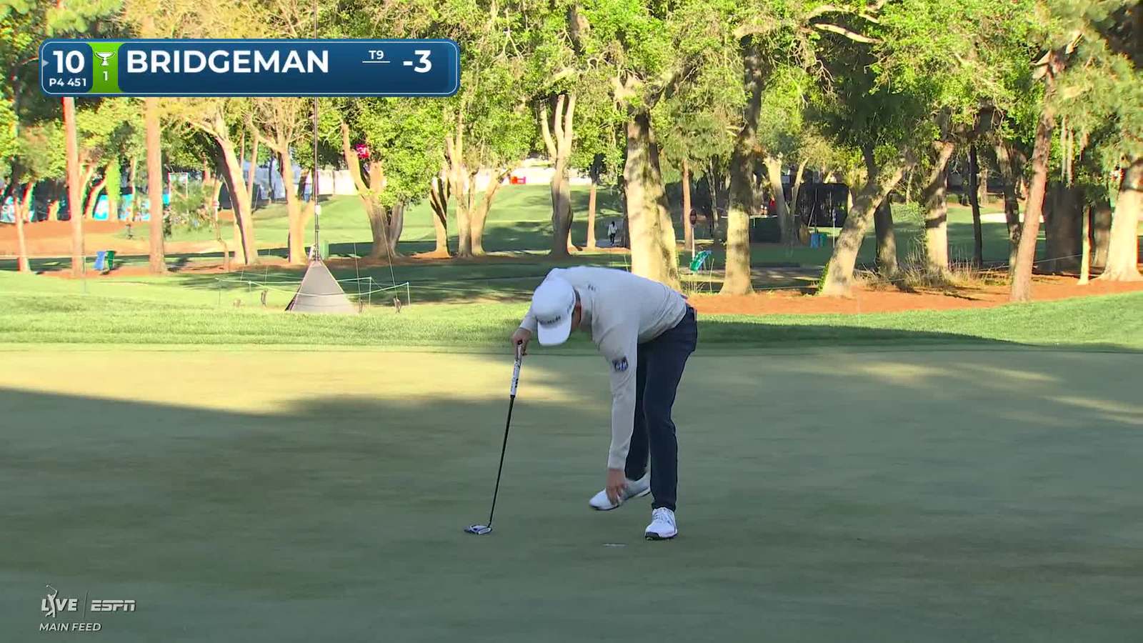 Jacob Bridgeman | Round 2 | 10th hole | Shot 5 | 2026 Valspar