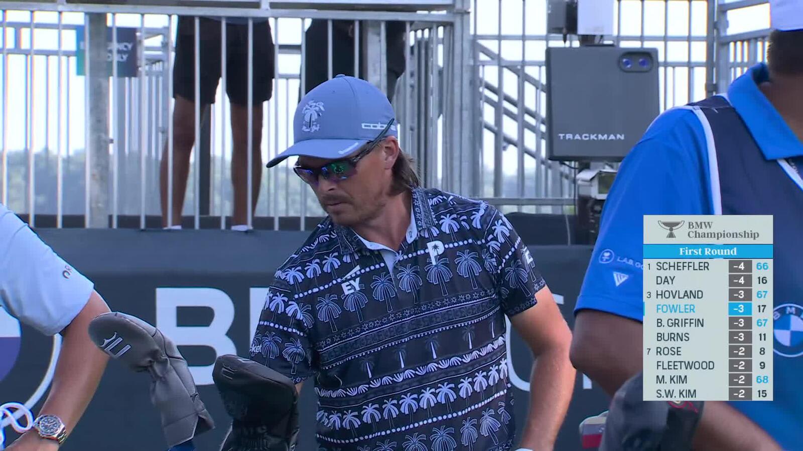 Rickie Fowler | Round 1 | 18th hole | Shot 1 | 2025 BMW Championship