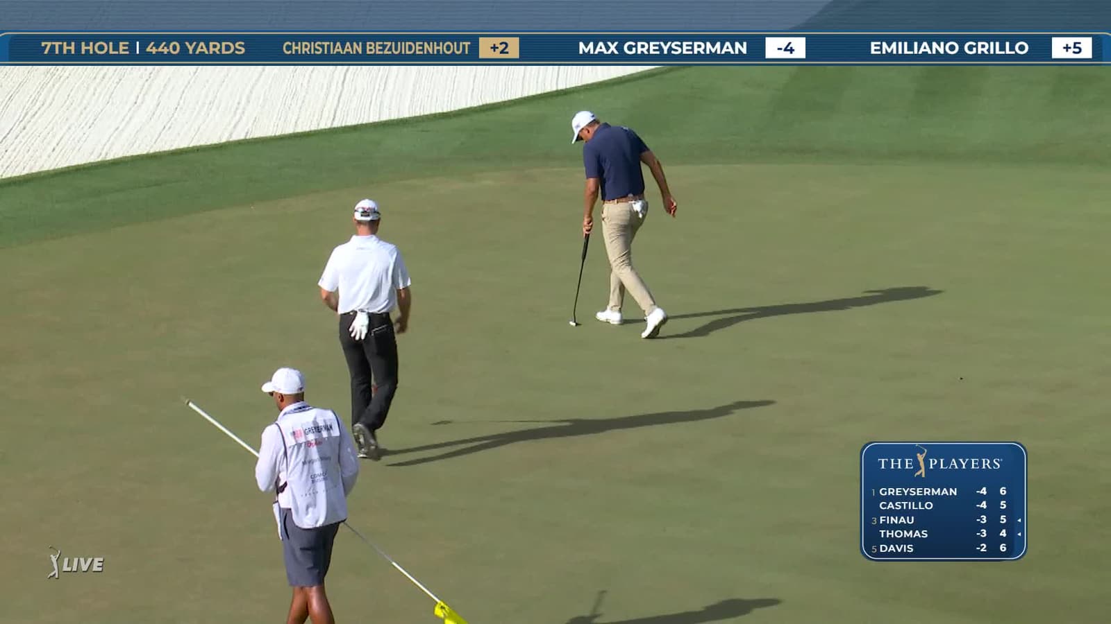 Christiaan Bezuidenhout | Round 1 | 7th hole | Shot 3 | 2026 THE PLAYERS