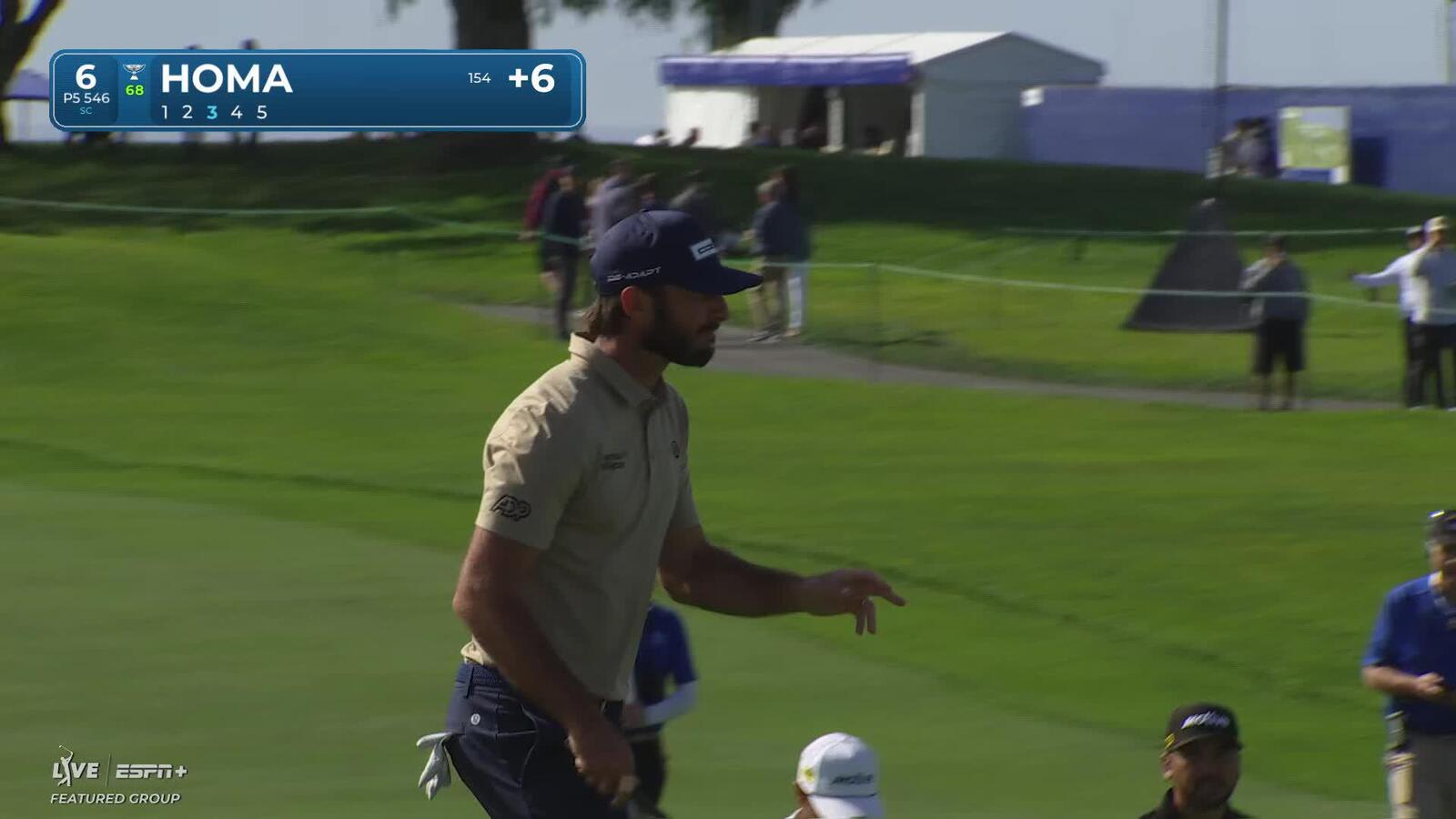 Max Homa | Round 1 | 6th hole | Shot 3 | 2025 Farmers