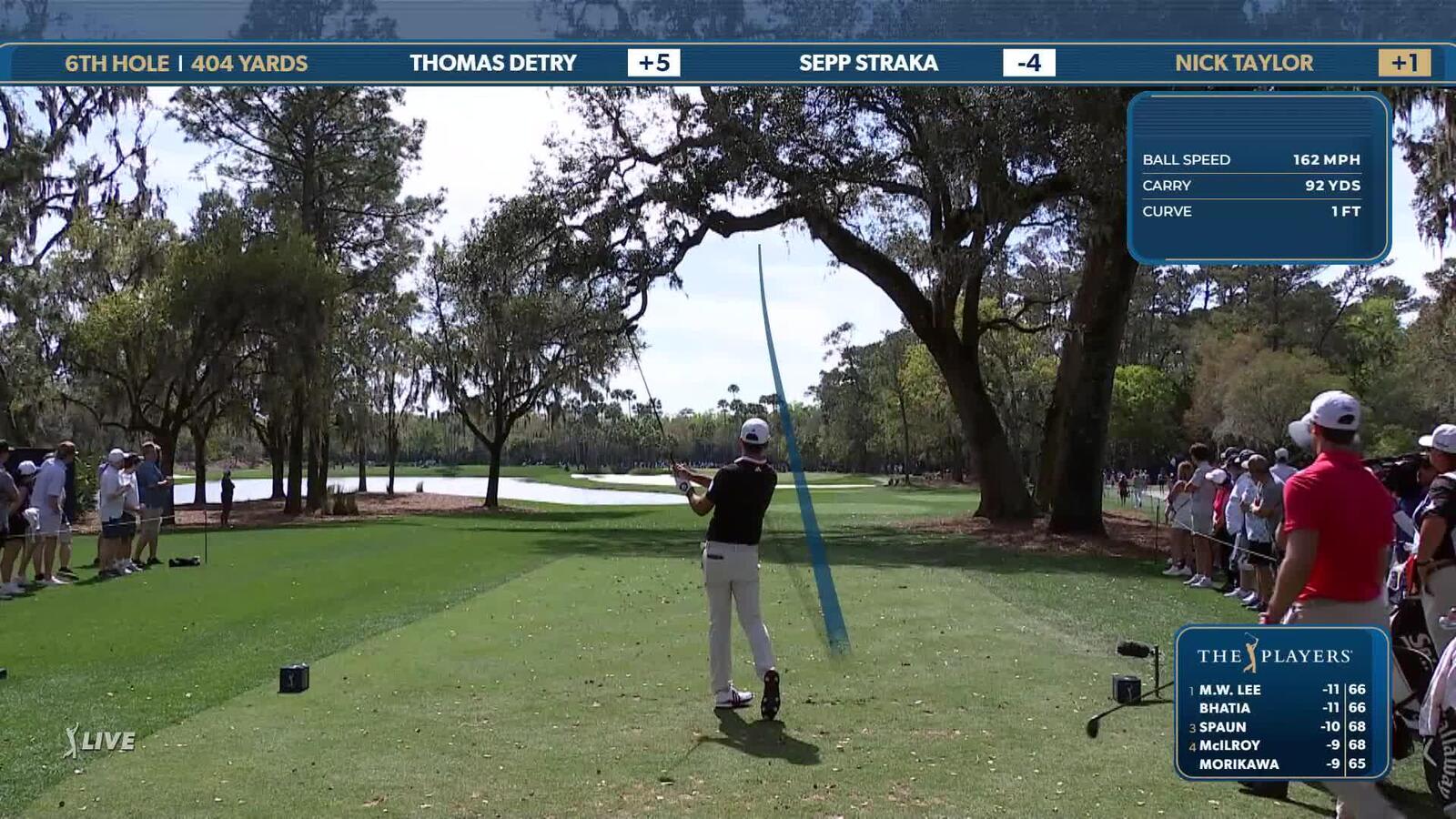 Nick Taylor | Round 2 | 6th hole | Shot 1 | 2025 THE PLAYERS