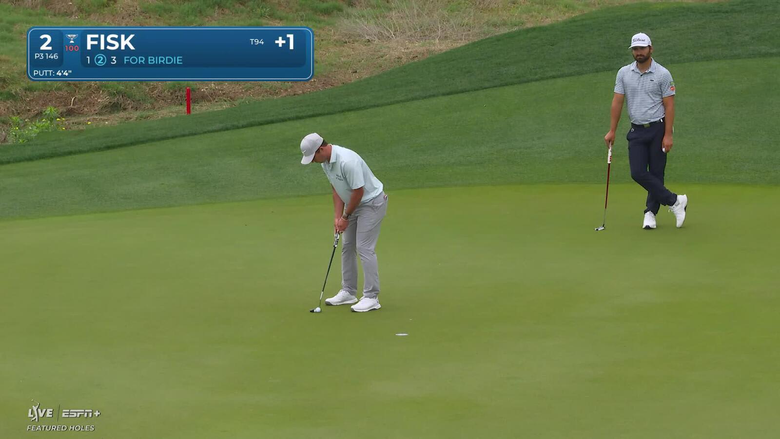 Steven Fisk | Round 2 | 2nd hole | Shot 2 | 2025 Houston Open